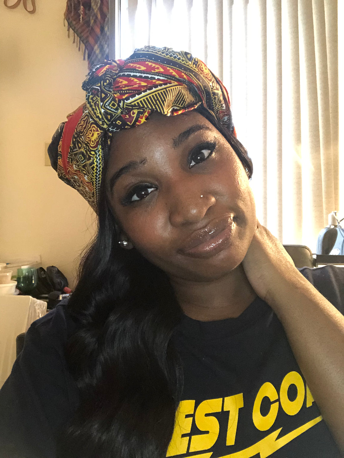 New Tutorial with African Headwrap Shopkawv