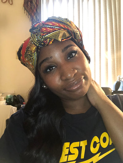 New Tutorial with African Headwrap