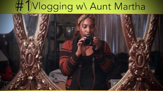 Vlogging w\ Aunt Martha Shopkawv