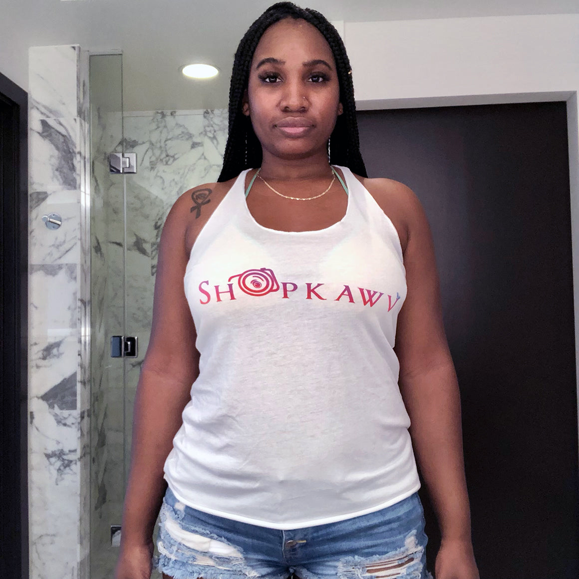 Shopkawv Logo Tank Top Shopkawv