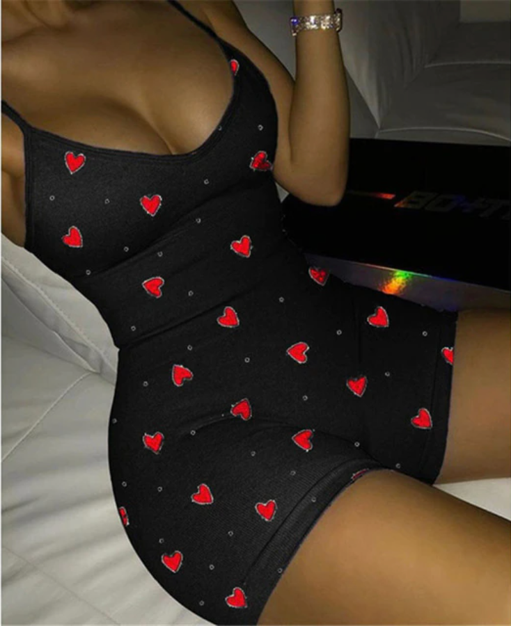 Lovely Hearts Romper Shopkawv
