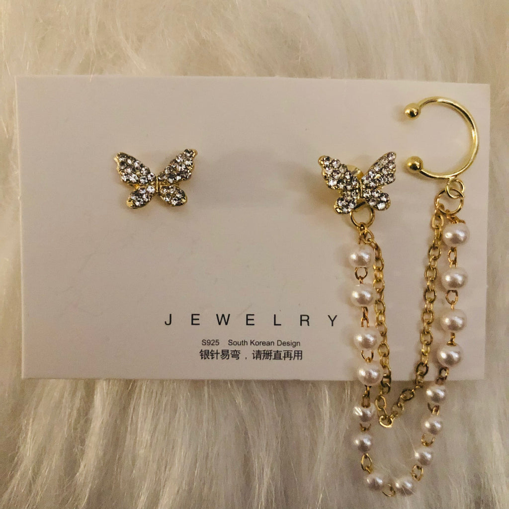 Dark light earrings Shopkawv