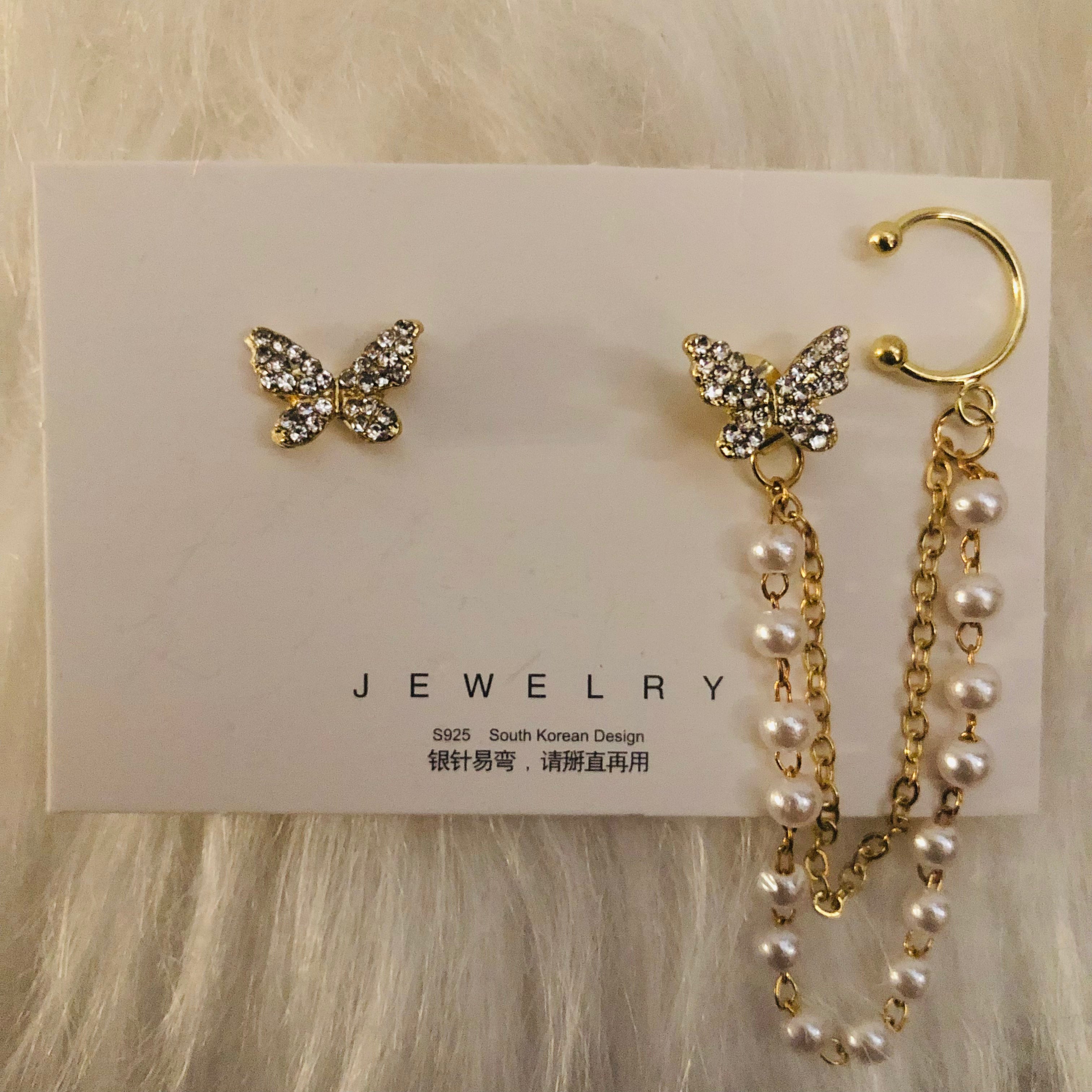 Dark light earrings Shopkawv