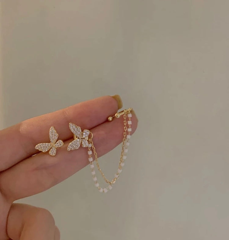 Dark light earrings Shopkawv